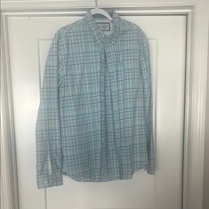 Original Penguin Blue and White Casual Button Down Shirt